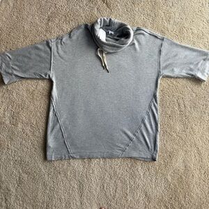 Splendid Maternity Pullover Womens Small Gray Cowl Neck Modal Soft Top USA NWT